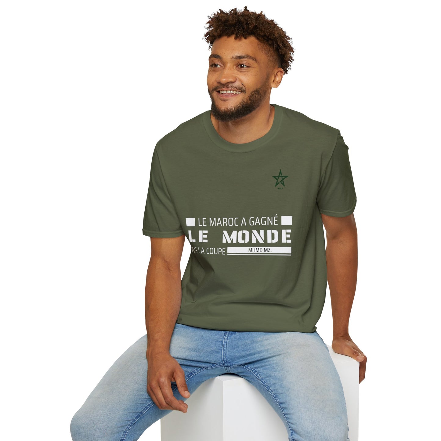 T-shirt "Le Maroc a gagné le monde, pas la coupe" DIMA*