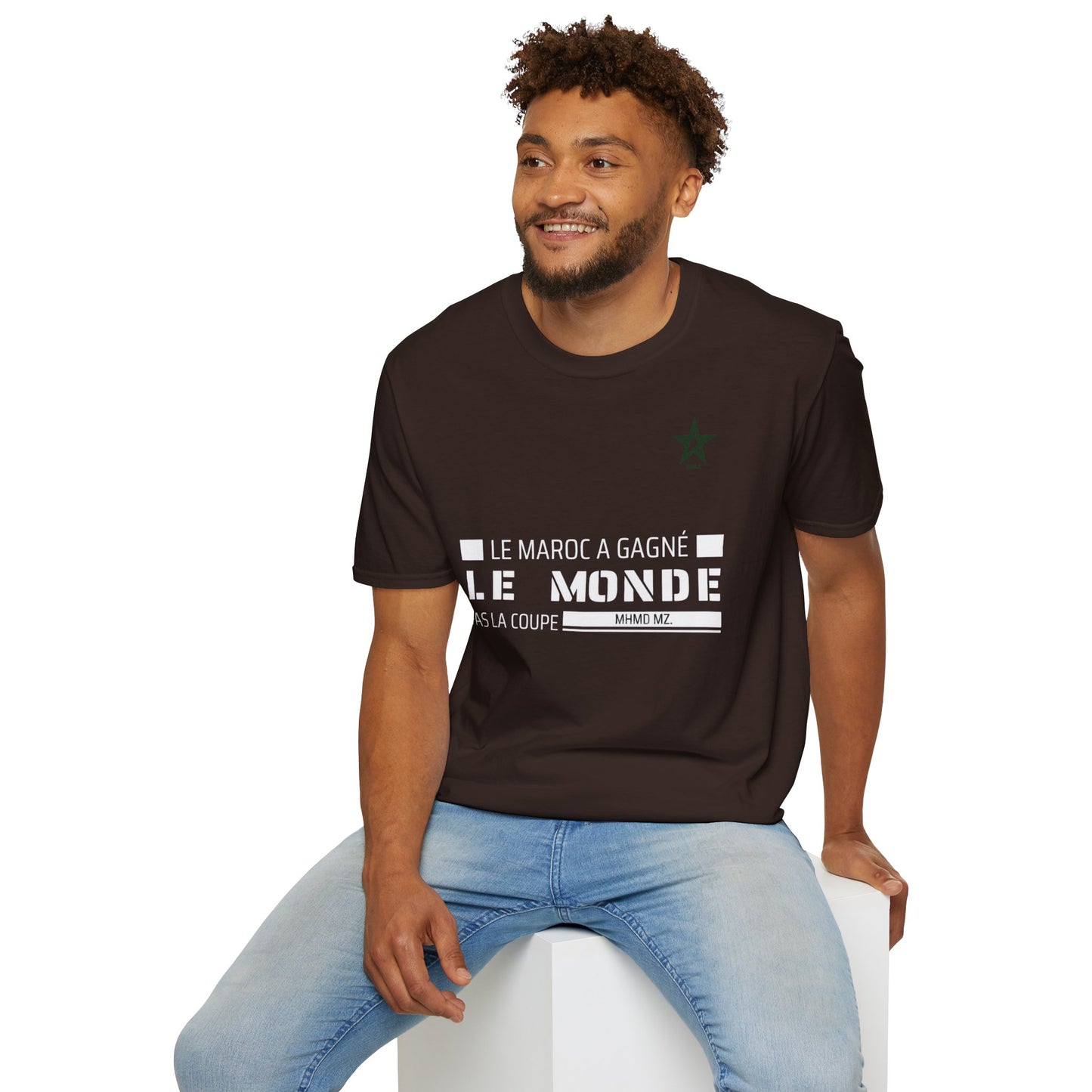 T-shirt "Le Maroc a gagné le monde, pas la coupe" DIMA*