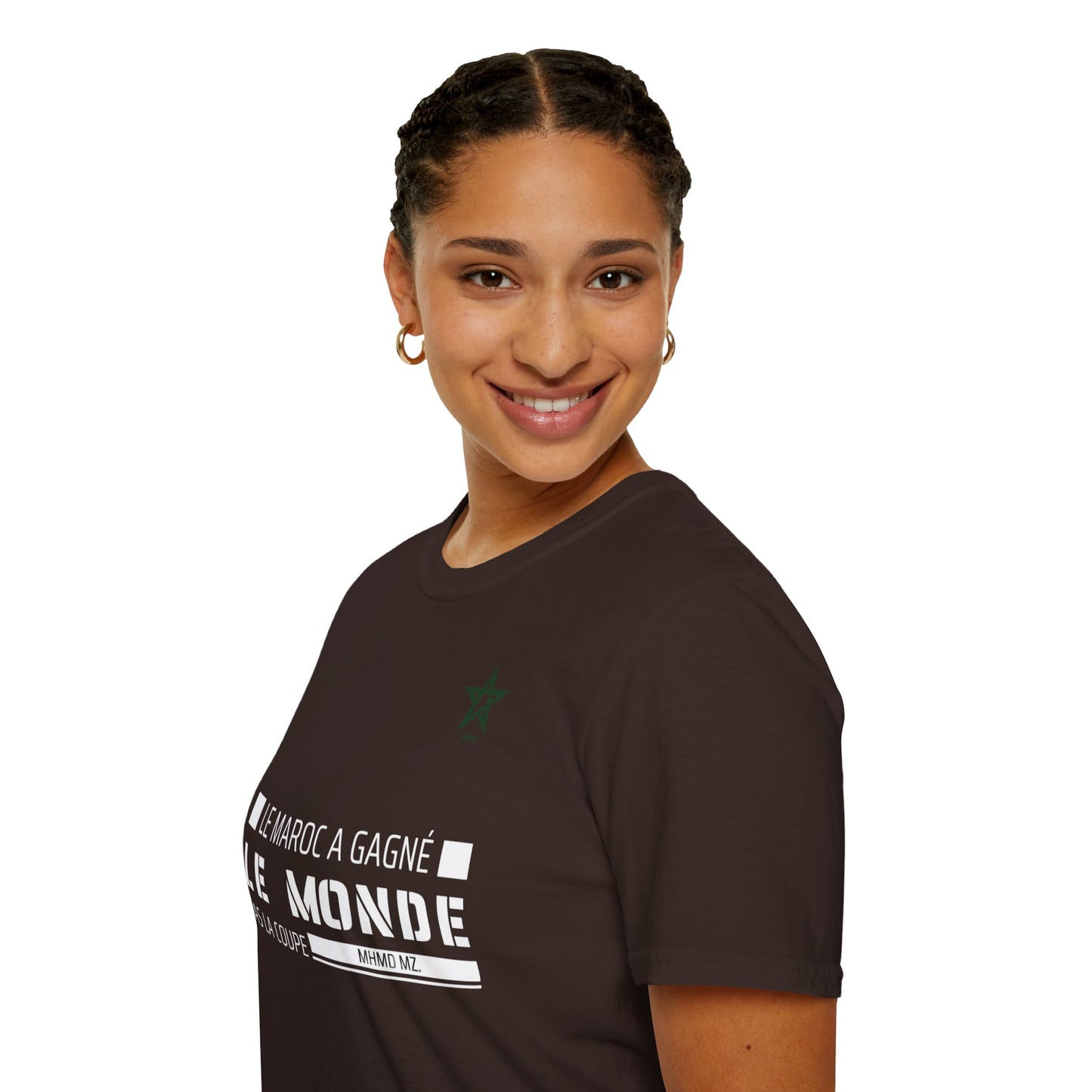 T-shirt "Le Maroc a gagné le monde, pas la coupe" DIMA*