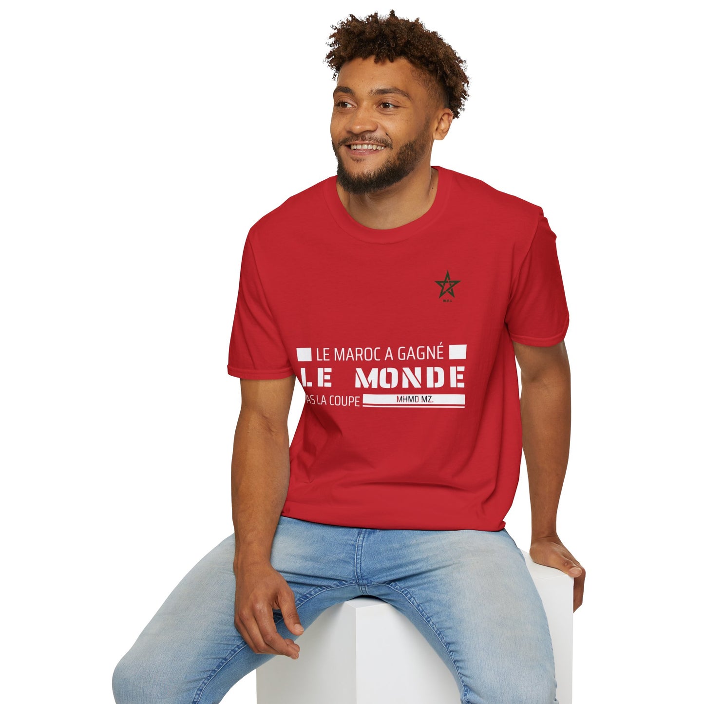 T-shirt "Le Maroc a gagné le monde, pas la coupe" DIMA*