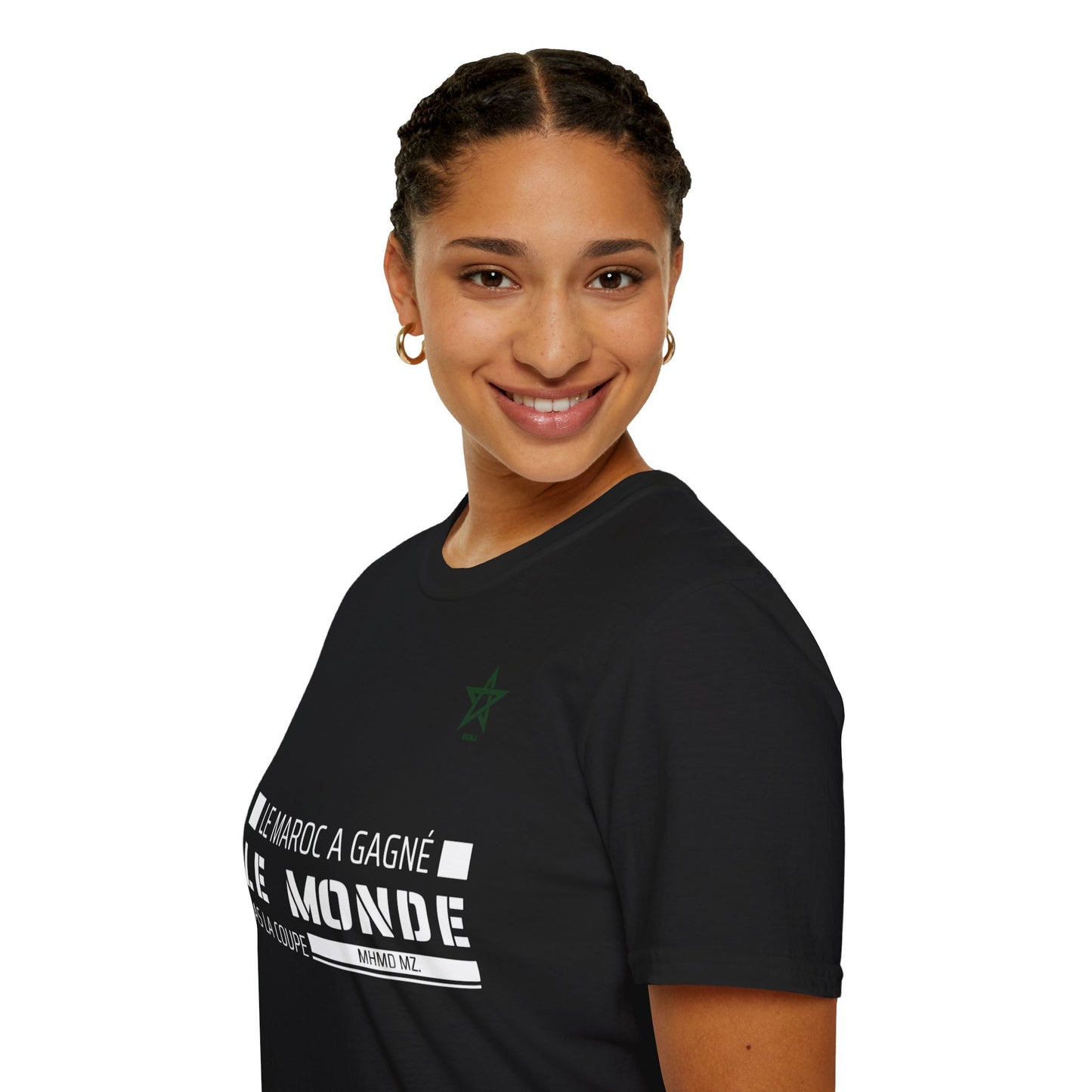 T-shirt "Le Maroc a gagné le monde, pas la coupe" DIMA*
