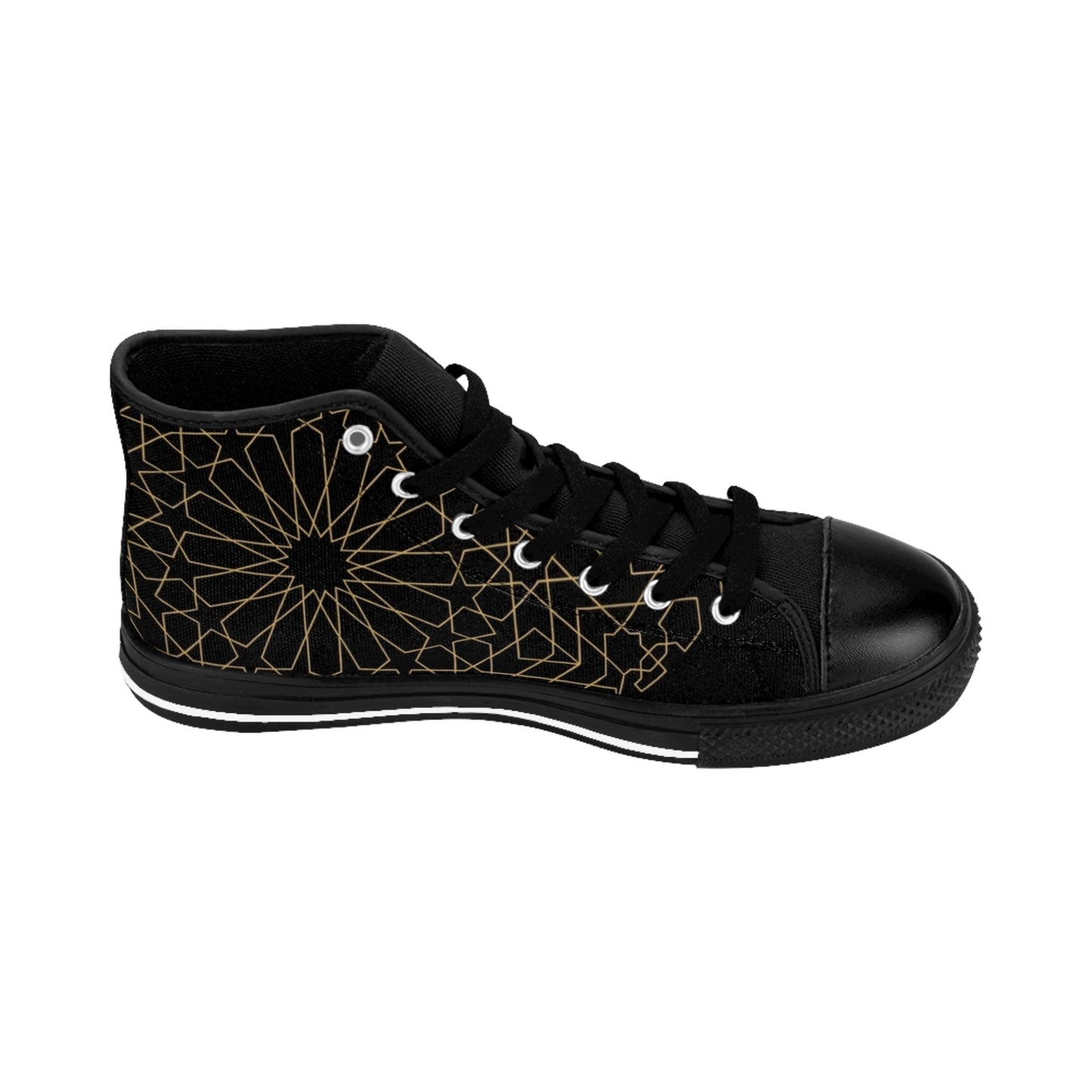 Sneakers DIMA* Black & Gold Geometric