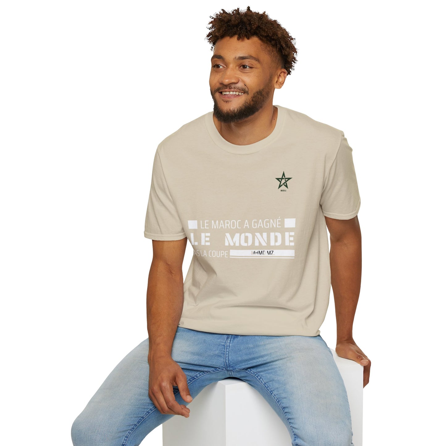 T-shirt "Le Maroc a gagné le monde, pas la coupe" DIMA*