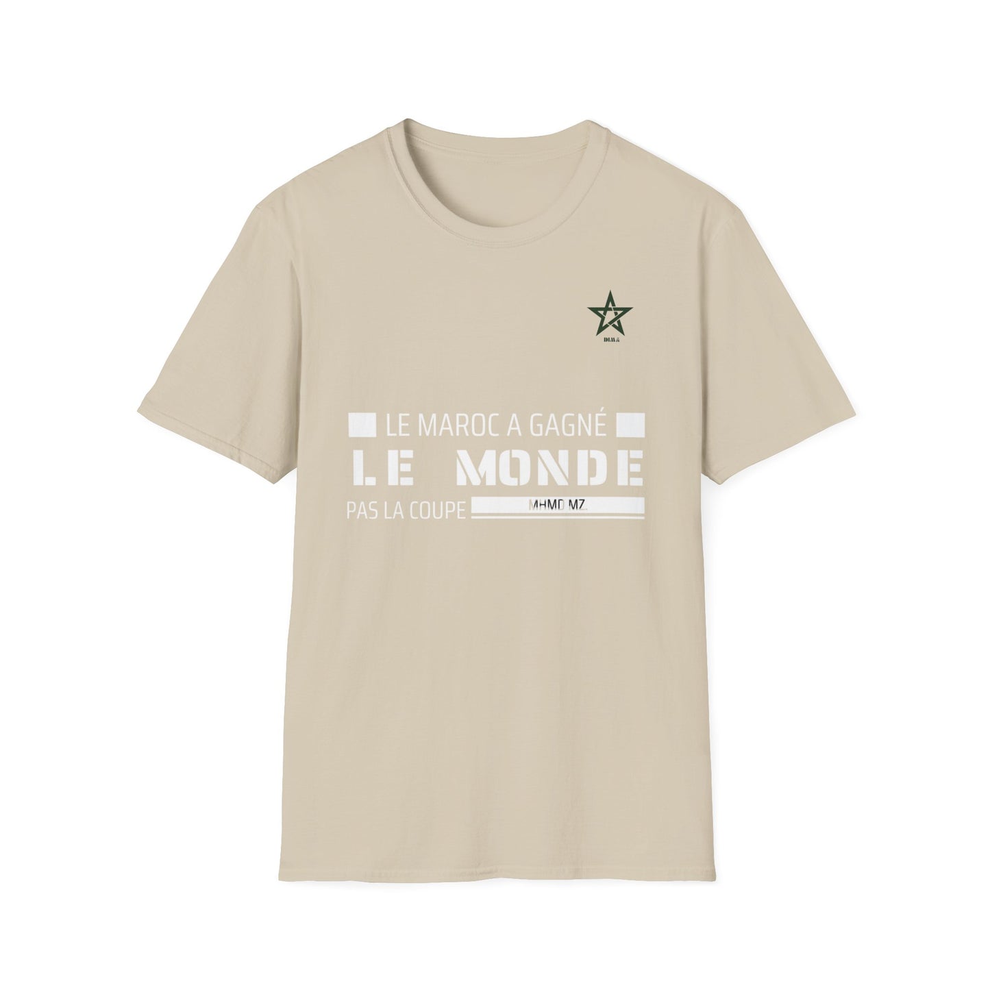 T-shirt "Le Maroc a gagné le monde, pas la coupe" DIMA*