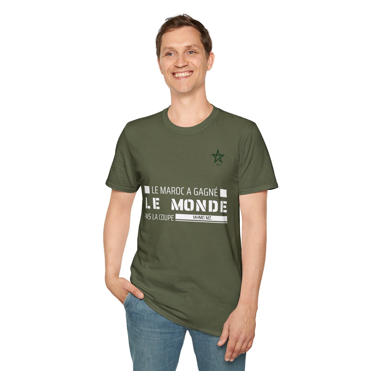 T-shirt "Le Maroc a gagné le monde, pas la coupe" DIMA*