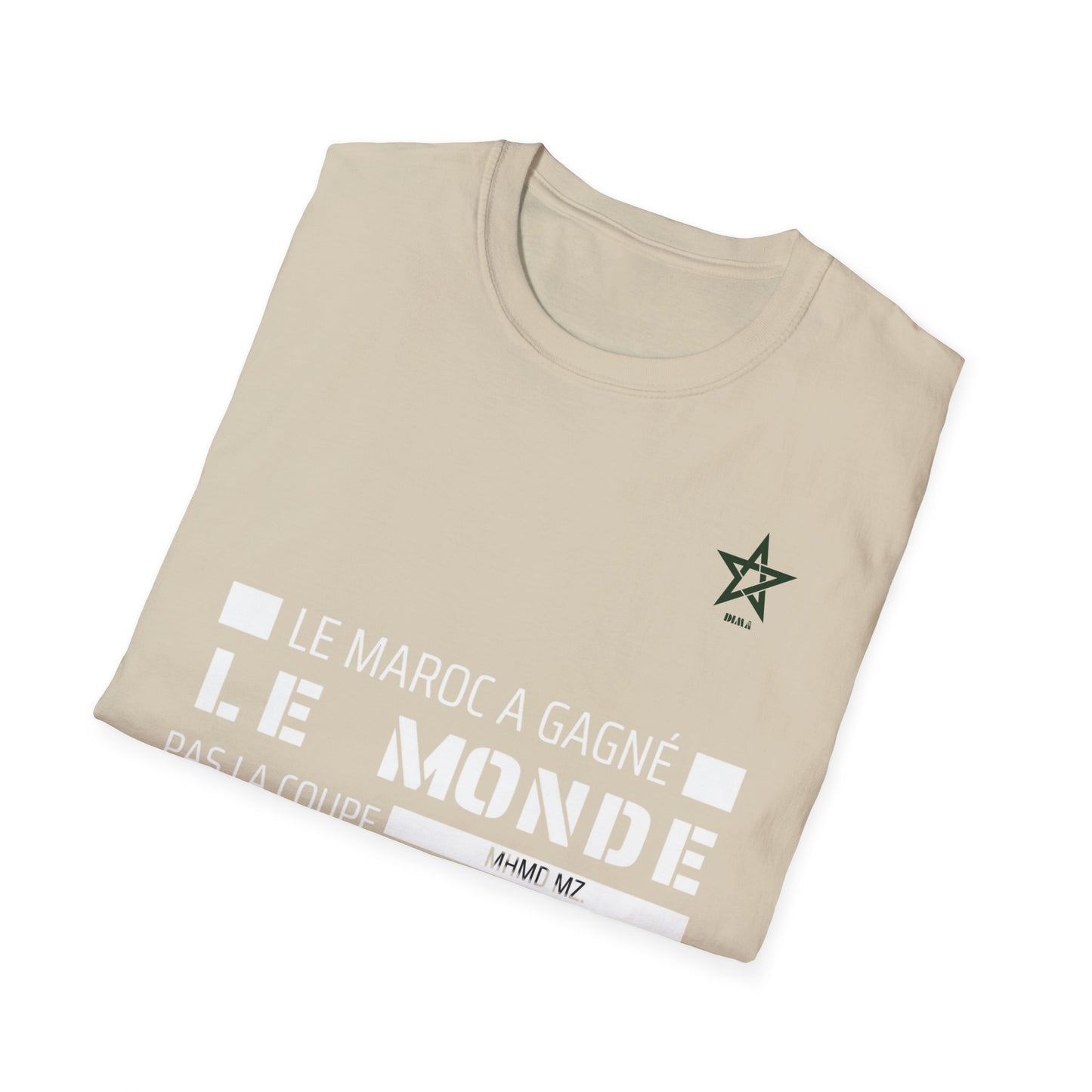 T-shirt "Le Maroc a gagné le monde, pas la coupe" DIMA*
