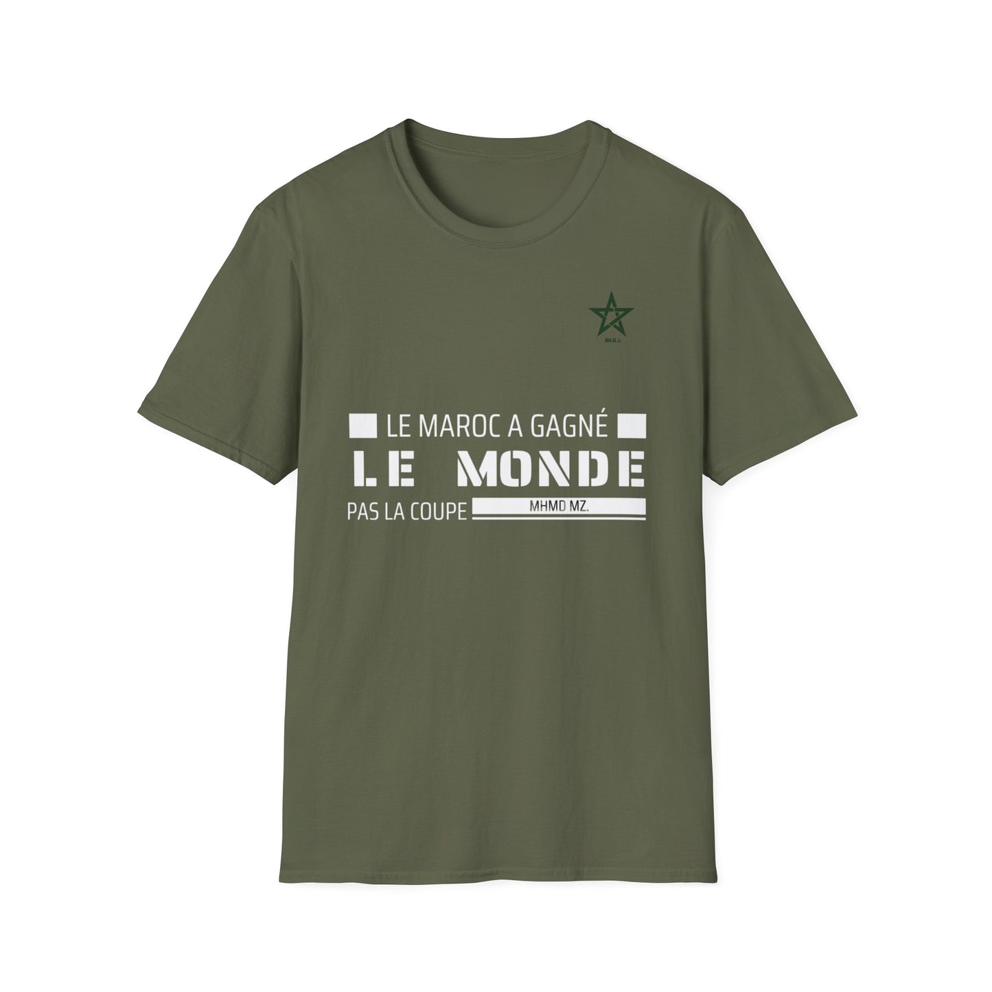 T-shirt "Le Maroc a gagné le monde, pas la coupe" DIMA*