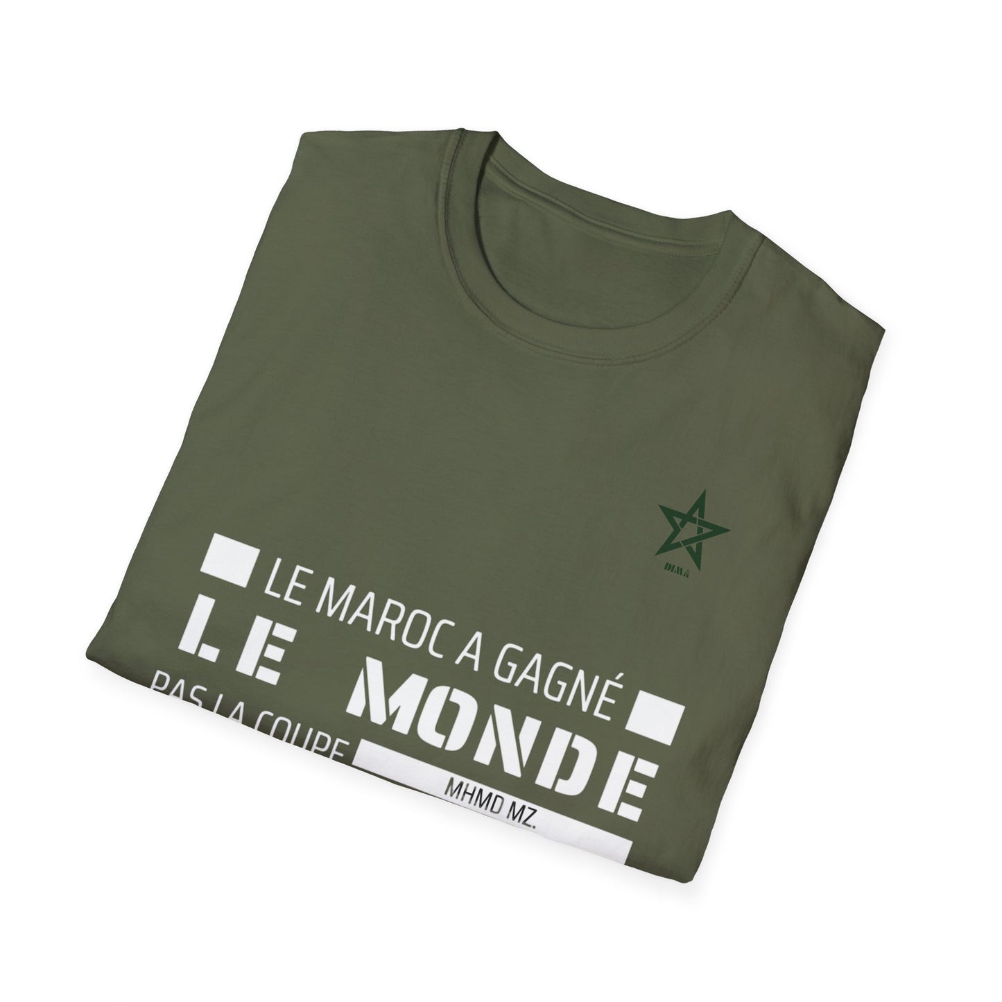 T-shirt "Le Maroc a gagné le monde, pas la coupe" DIMA*