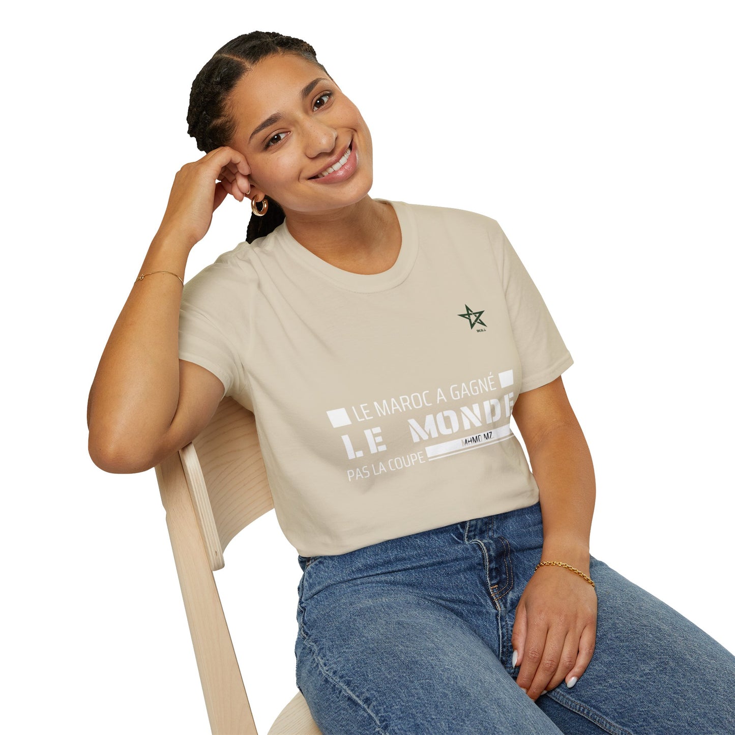 T-shirt "Le Maroc a gagné le monde, pas la coupe" DIMA*