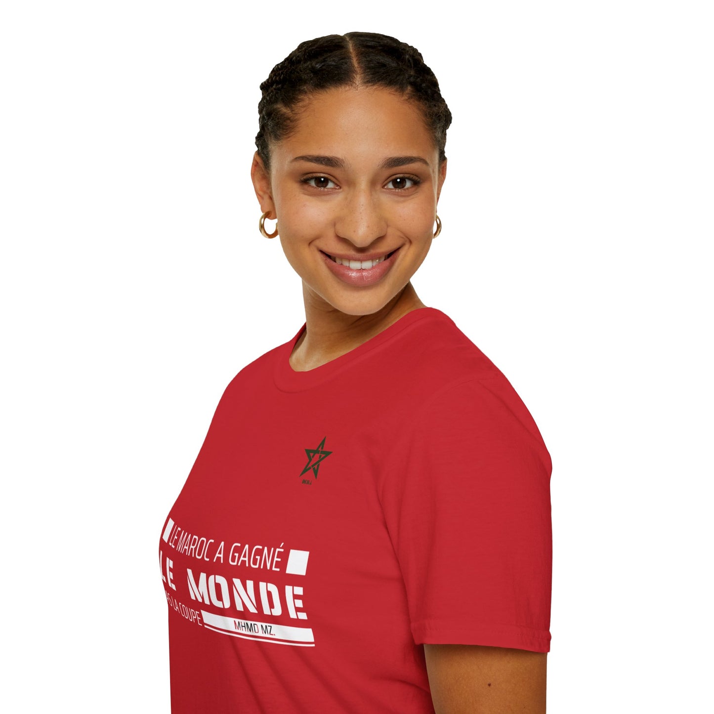 T-shirt "Le Maroc a gagné le monde, pas la coupe" DIMA*