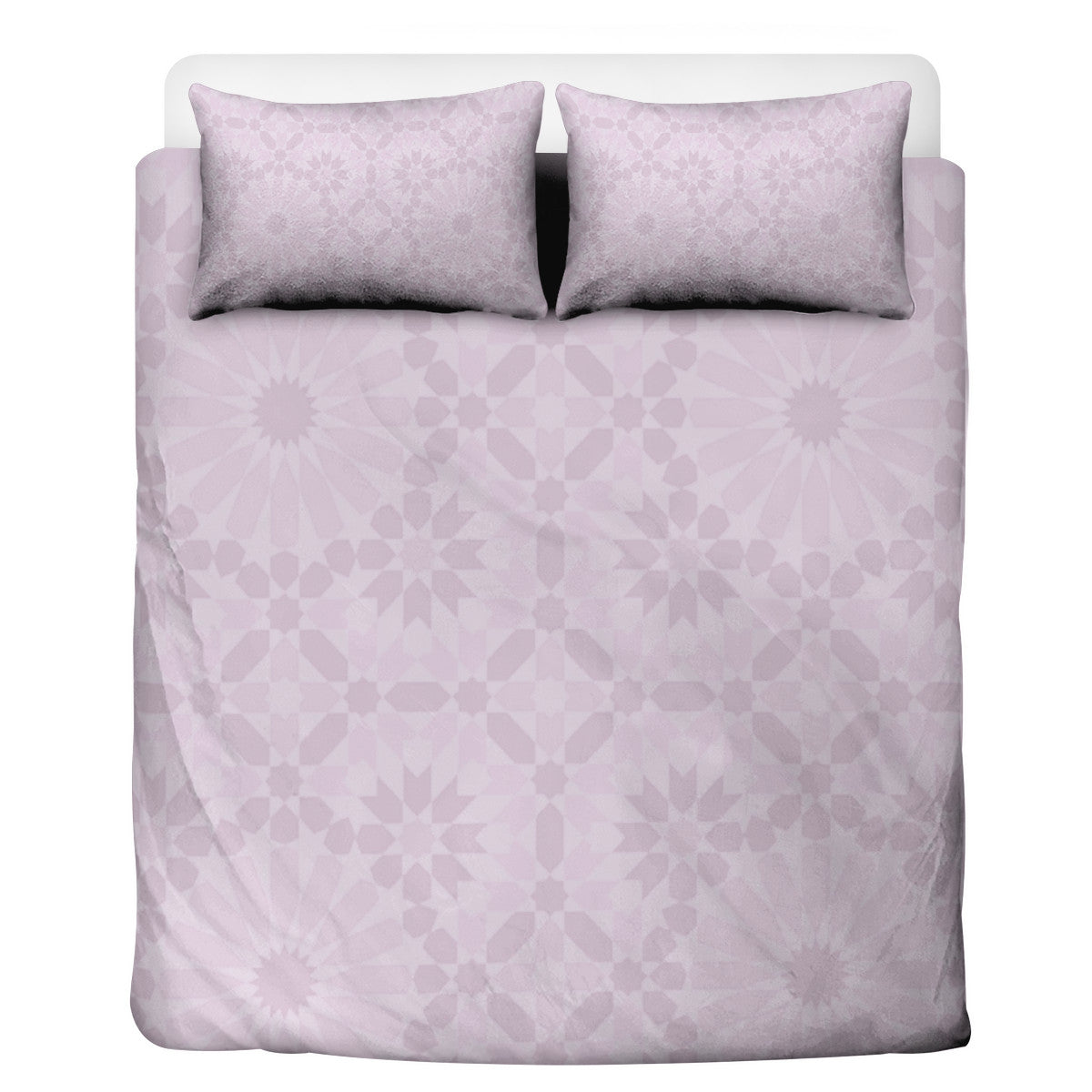 Parure de lit Zellige rose DIMA*