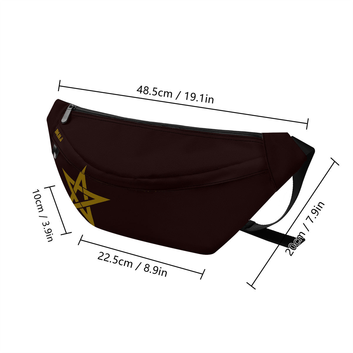 Sac banane rouge pourpre DIMA*
