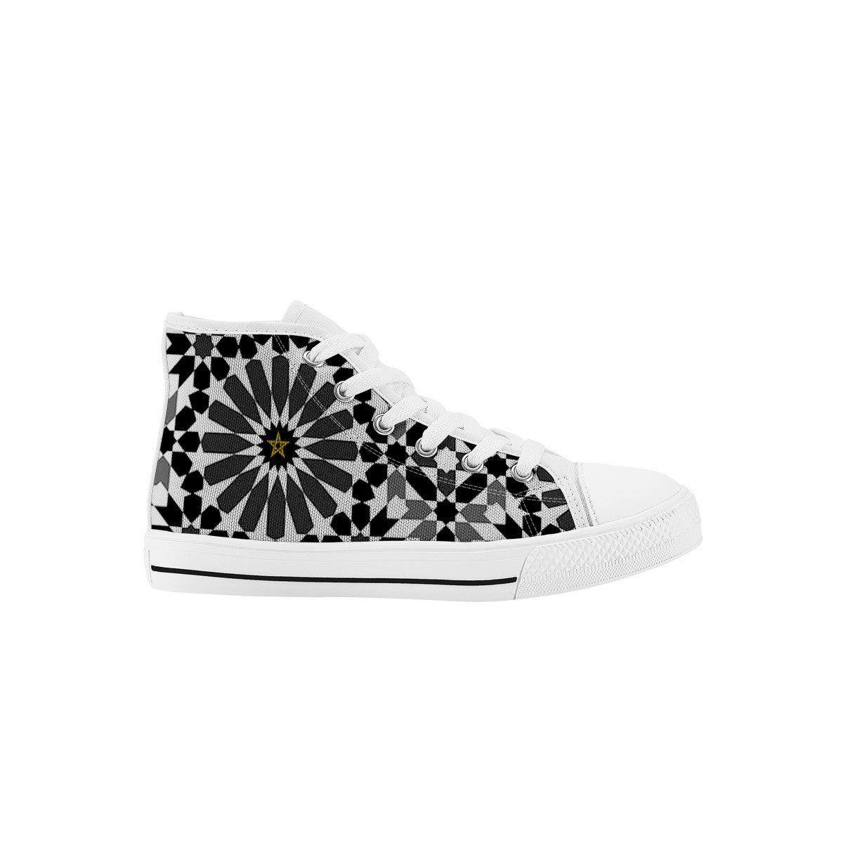 Baskets enfants Zellige noir DIMA*