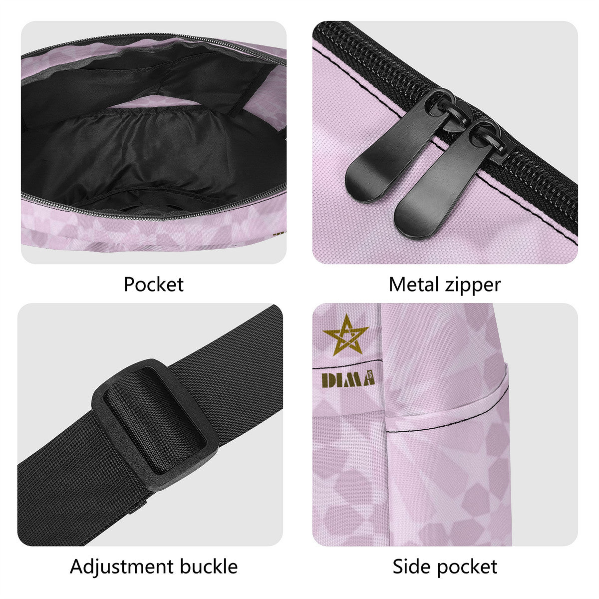 Sac pochette PC Pink Zellige DIMA*