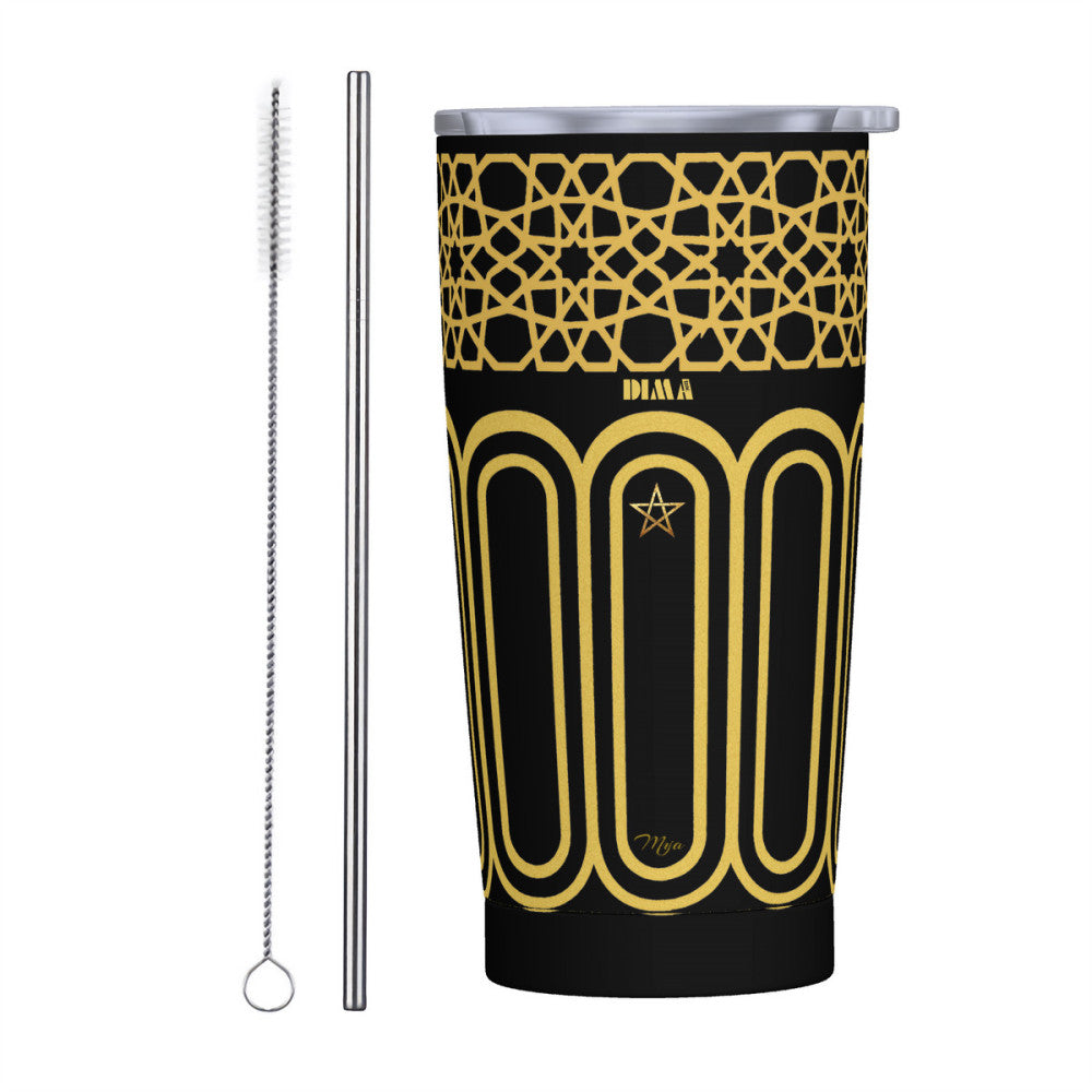 Gobelet acier inox 600 ml DIMA* (5 couleurs)