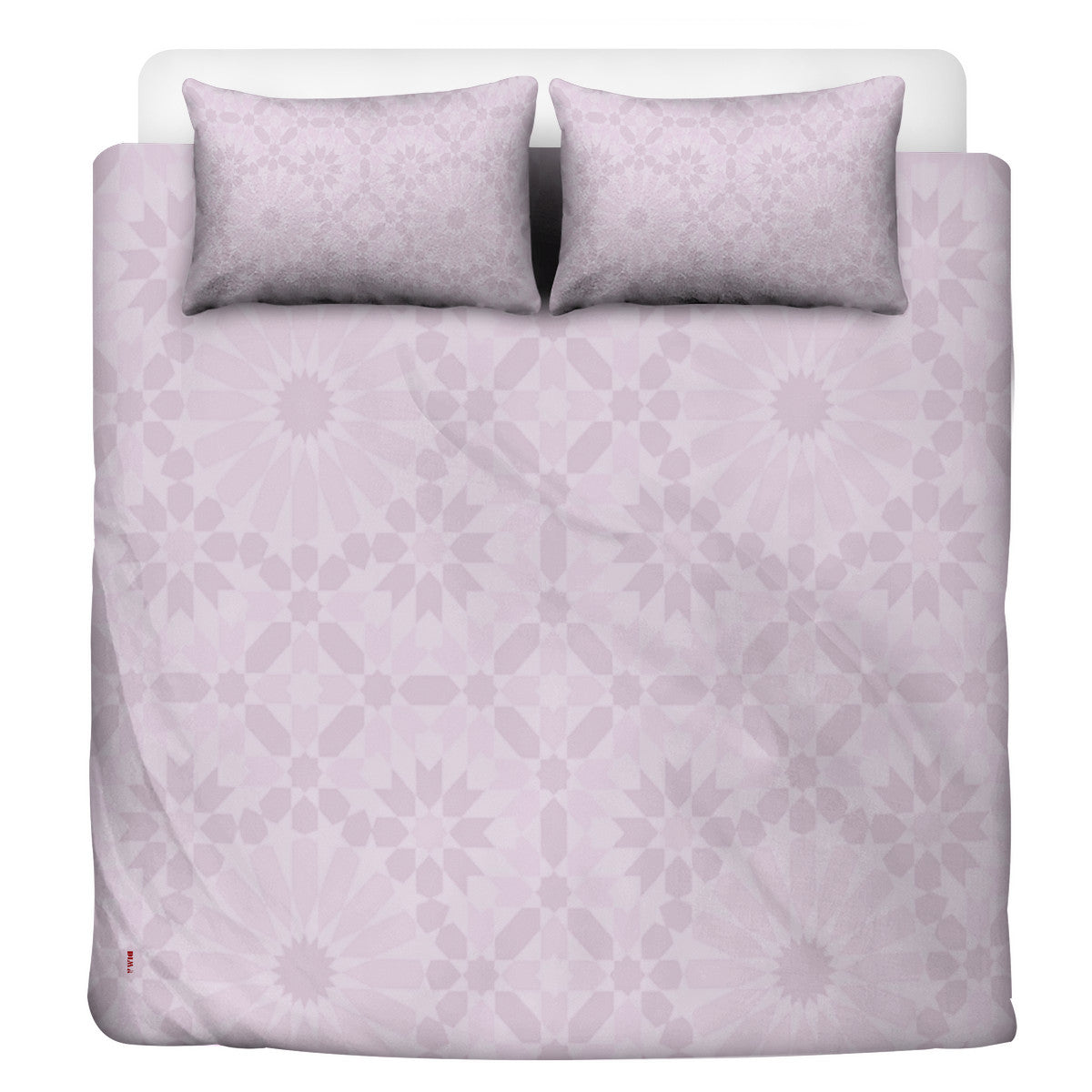 Parure de lit Zellige rose DIMA*