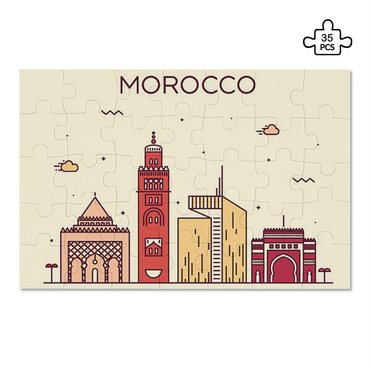 Puz'zellige Morocco 35 pièces