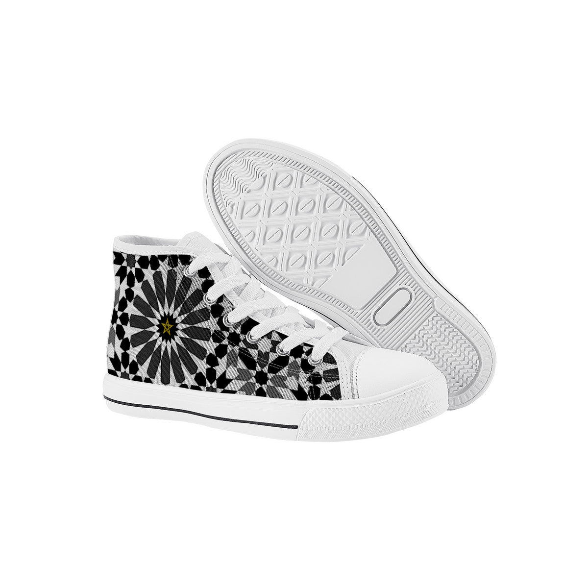 Baskets enfants Zellige noir DIMA*