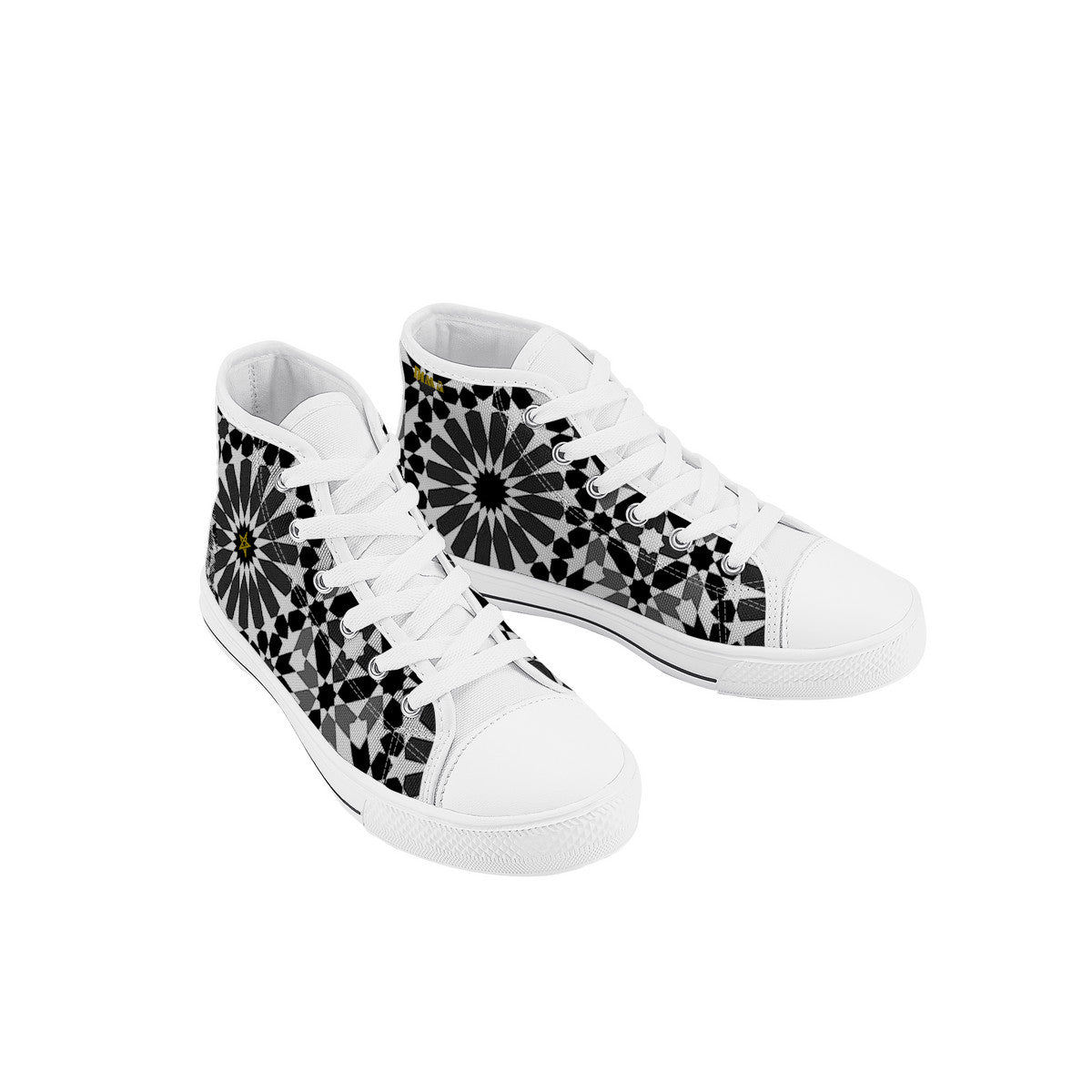 Baskets enfants Zellige noir DIMA*