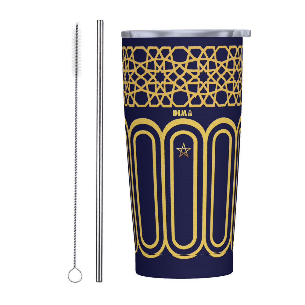 Gobelet acier inox 600 ml DIMA* (5 couleurs)