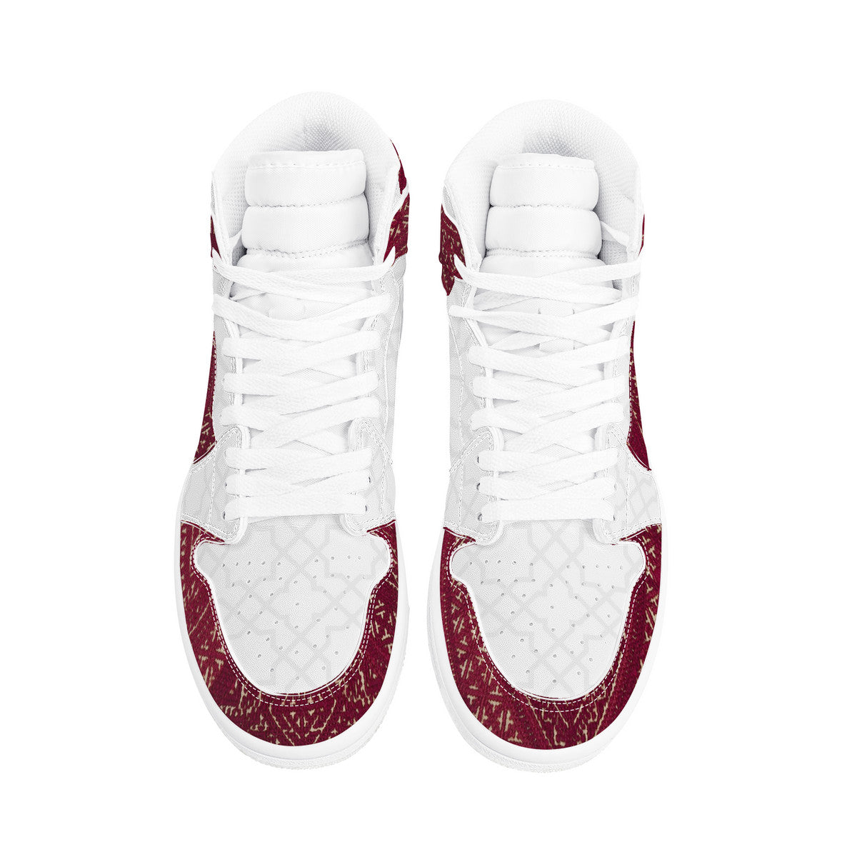 Baskets hautes AGADIR Tarz rouge & arabesk DIMA*