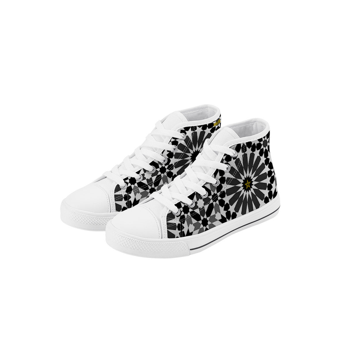 Baskets enfants Zellige noir DIMA*