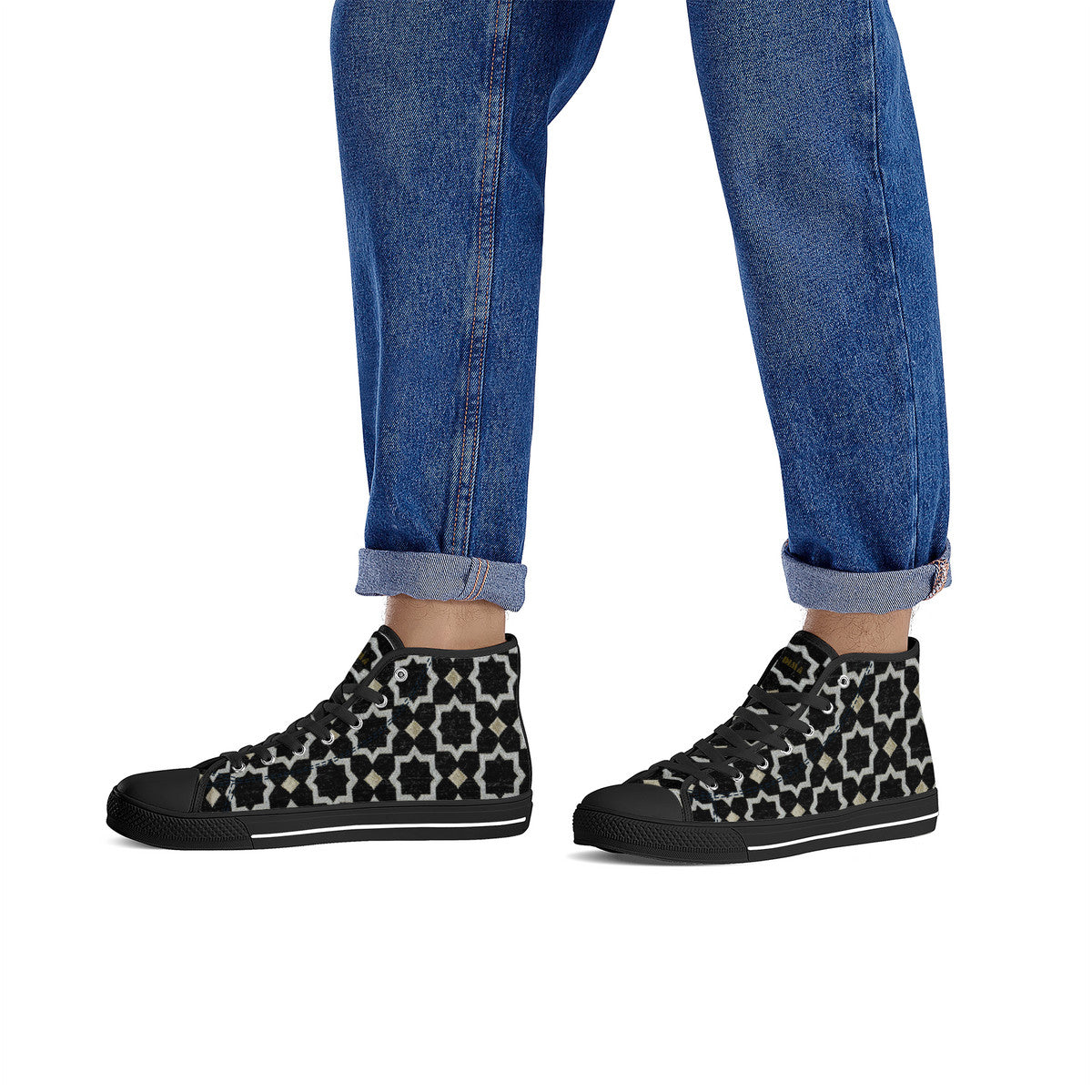Sneakers Beldi Black-gold DIMA*