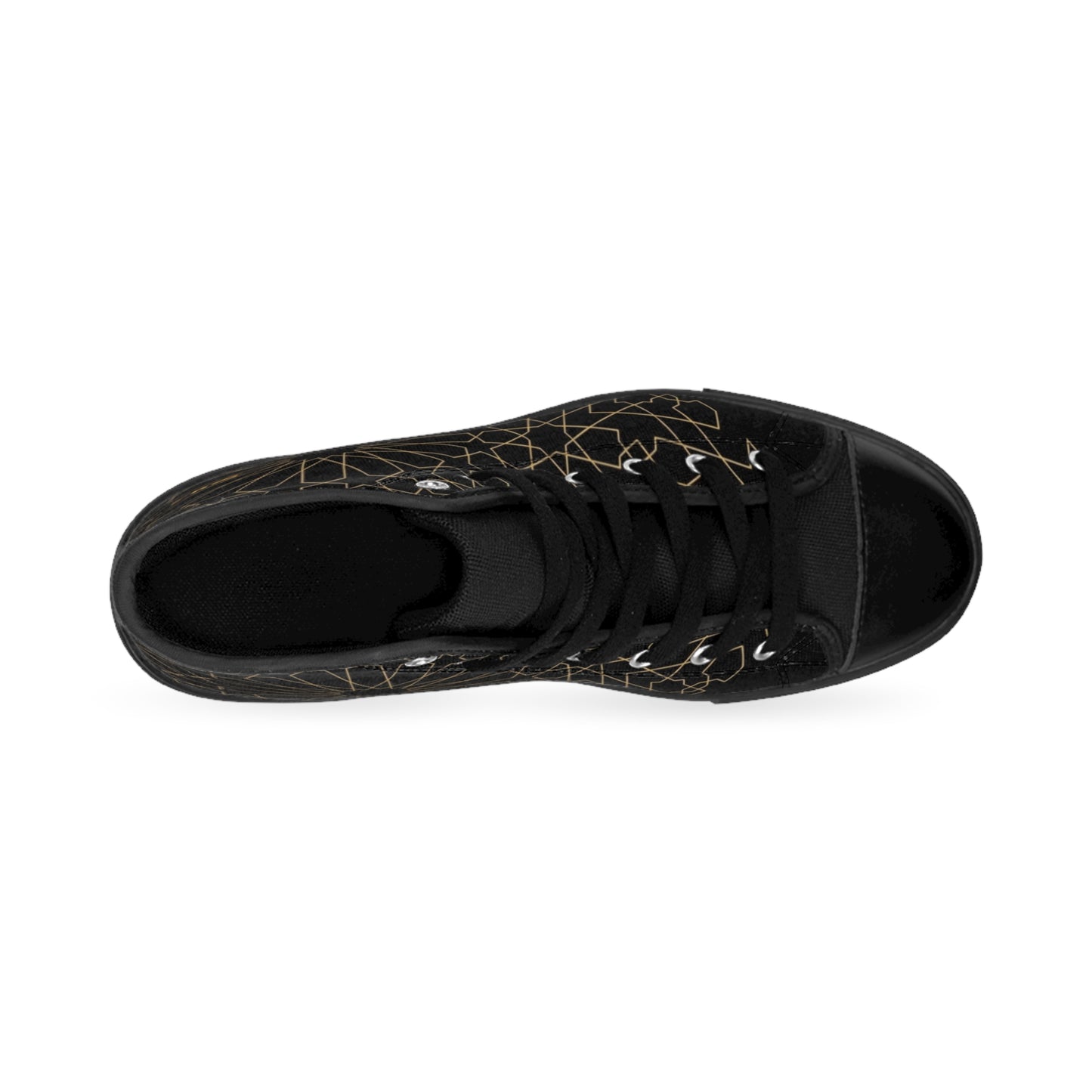 Sneakers DIMA* Black & Gold Geometric