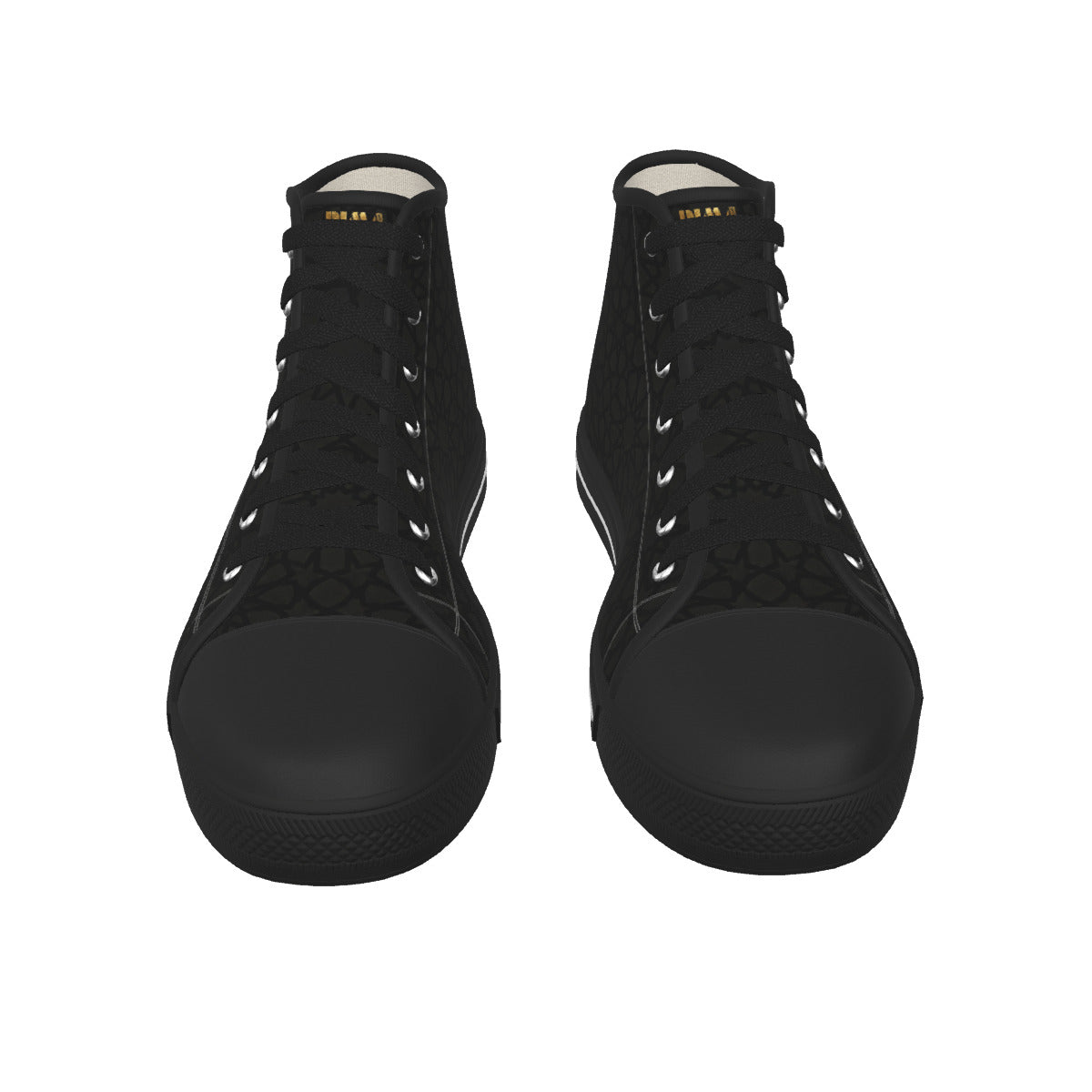 Men's Black Sole Canvas Shoes