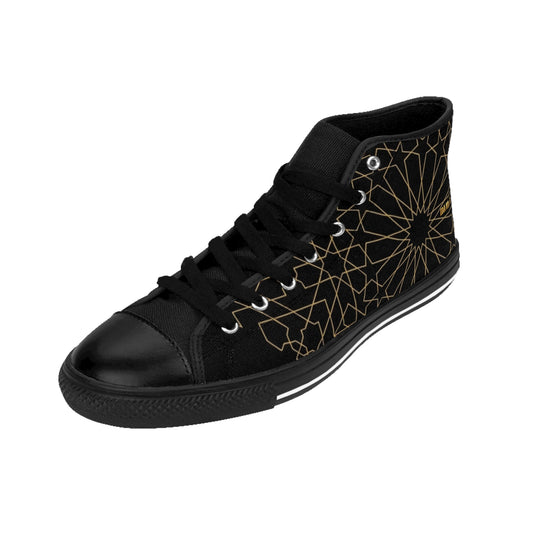 Sneakers DIMA* Black & Gold Geometric