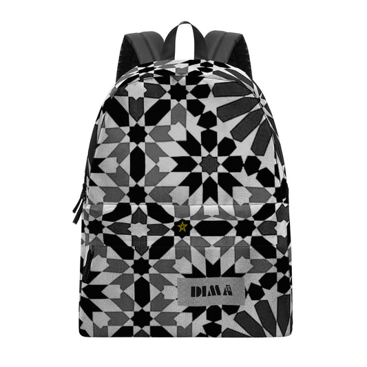Sac à dos Zellige noir-blanc DIMA*