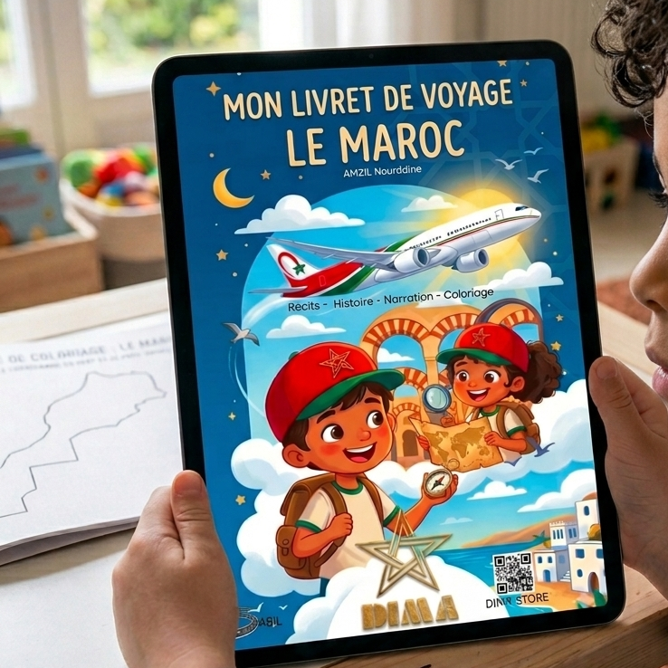 📱eBook de voyage - Le Maroc / 105p / 6-17 ans