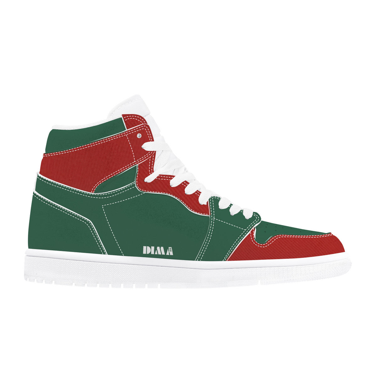 Baskets vert-rouge DIMA*