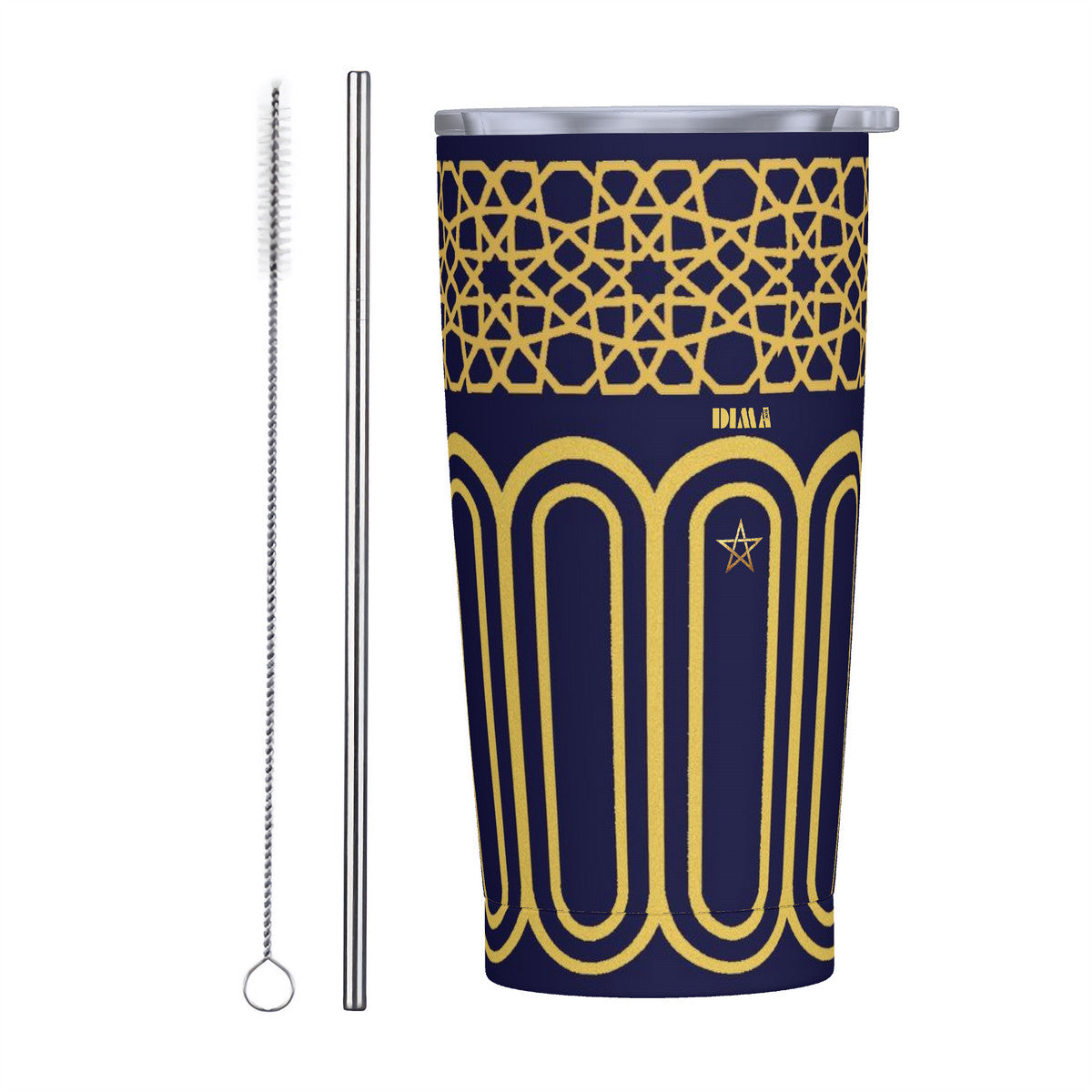 HC_C81 20oz Stainless Steel Straw Lid Cup