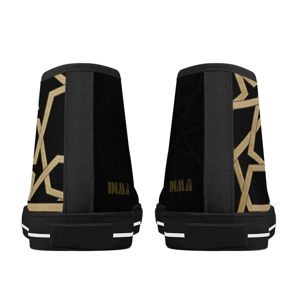 Baskets hautes noires MOUCHARABIEH DIMA*