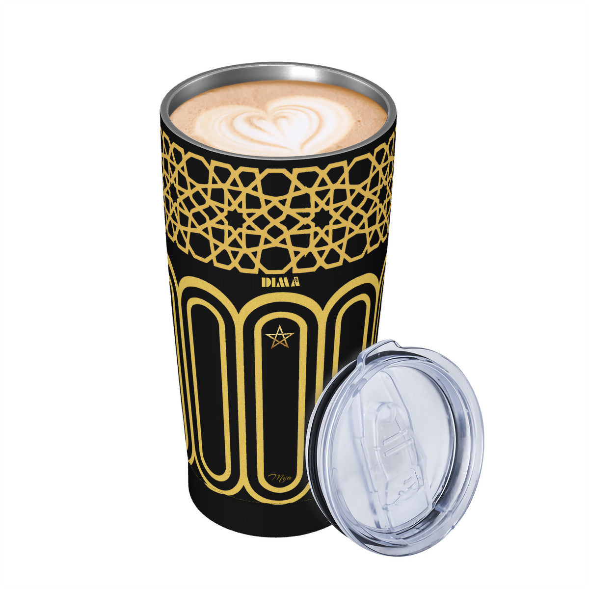 HC_C81 20oz Stainless Steel Straw Lid Cup