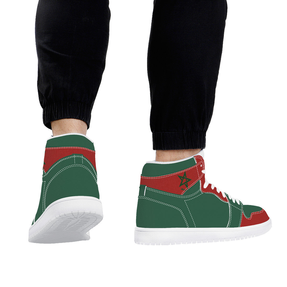 Baskets vert-rouge DIMA*