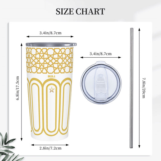 Mug isotherme 600 ml DIMA* (5 couleurs)