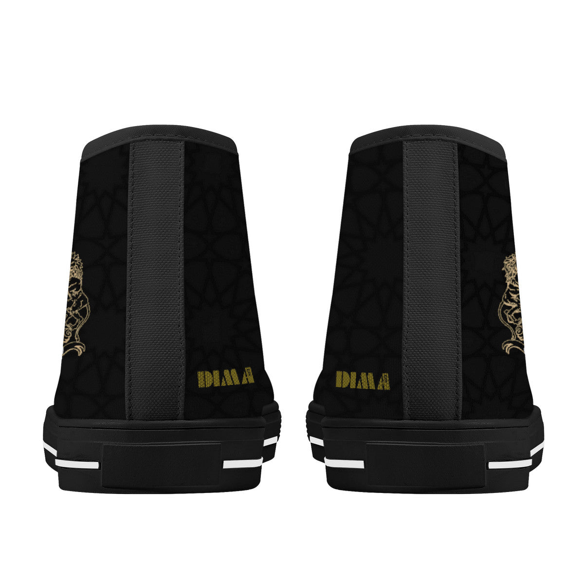🇲🇦 Baskets tissu noir motif arabesk Malaki DIMA* 👑