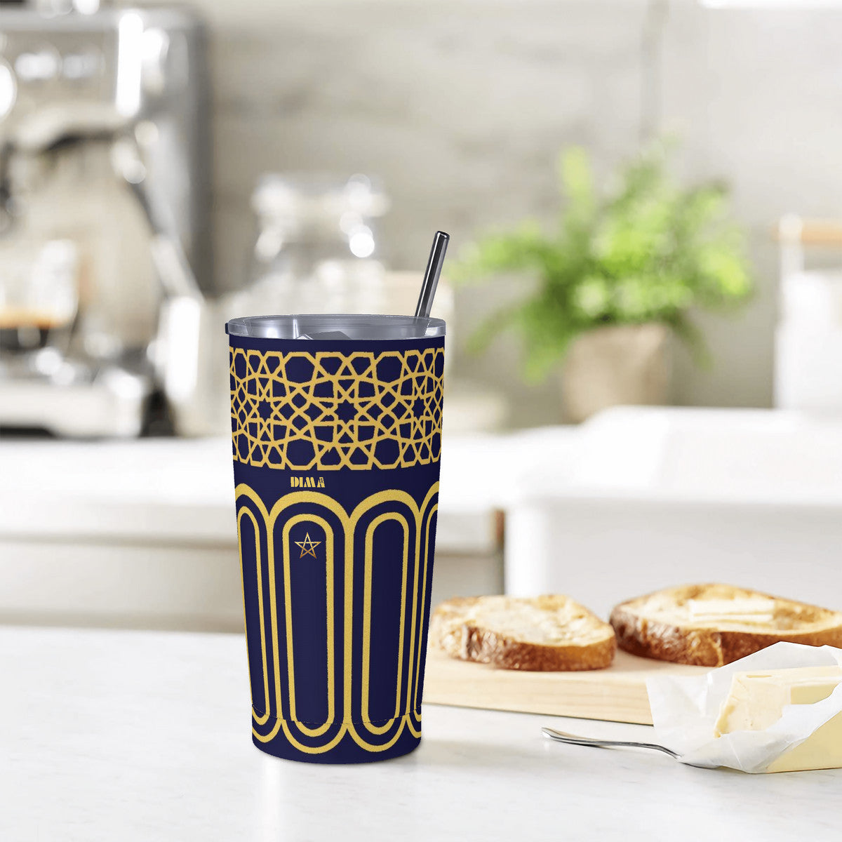 HC_C81 20oz Stainless Steel Straw Lid Cup
