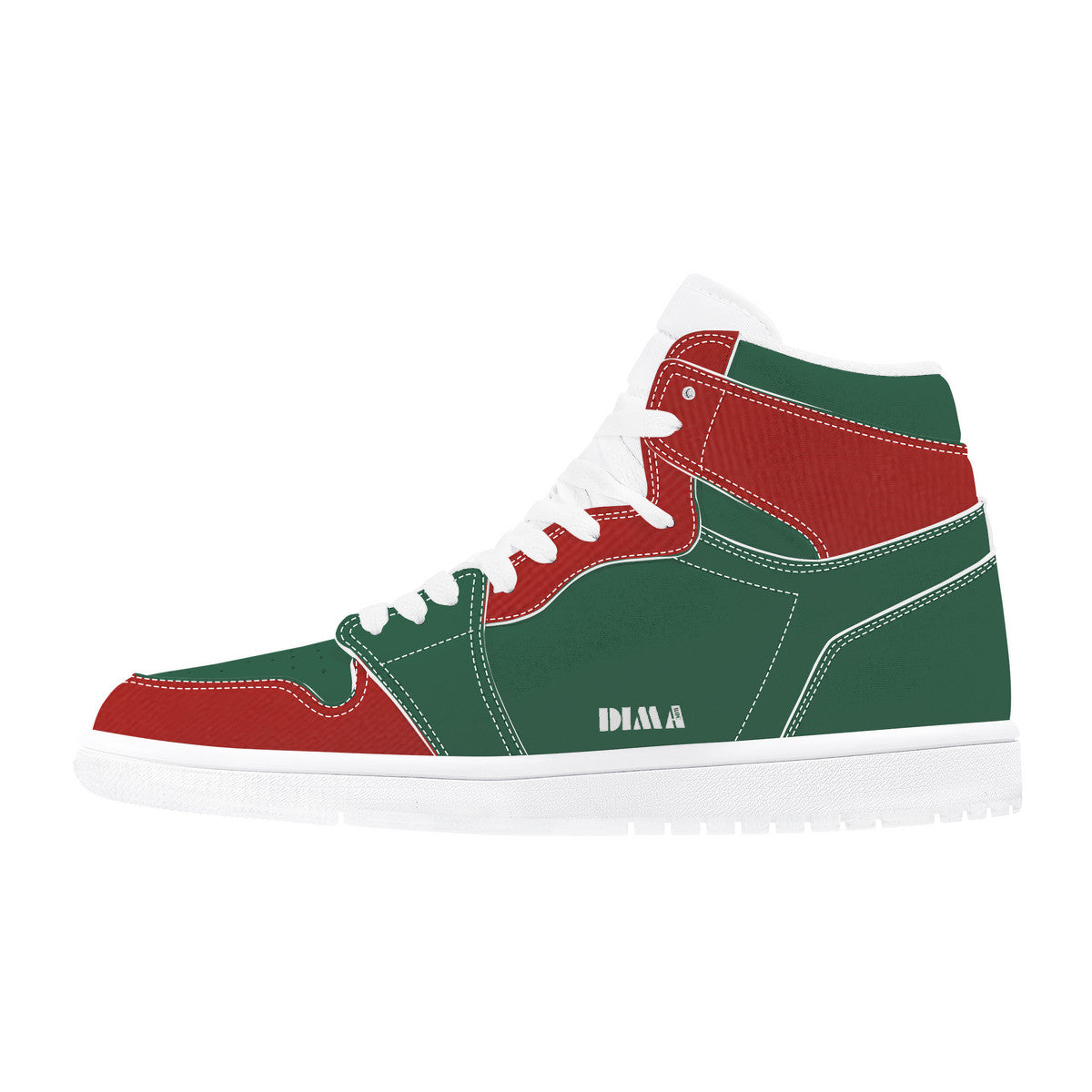 Baskets vert-rouge DIMA*