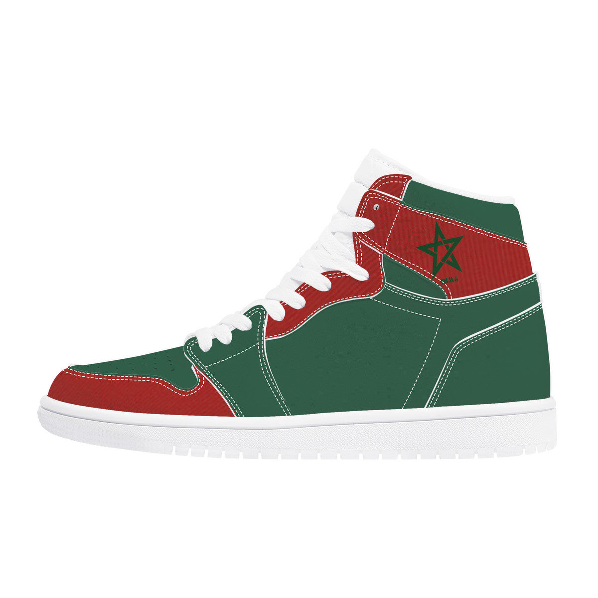 Baskets vert-rouge DIMA*