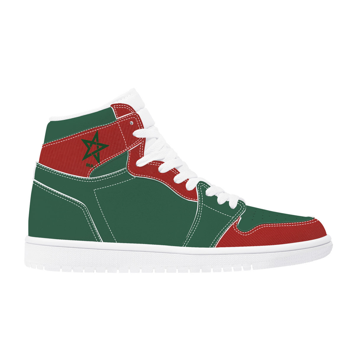 Baskets vert-rouge DIMA*